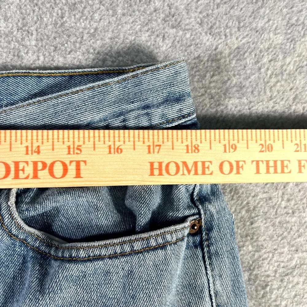 Levi's 505 Jeans Mens 36x30 Blue Denim Pockets Light Wash Regular Straight‎ Fit
